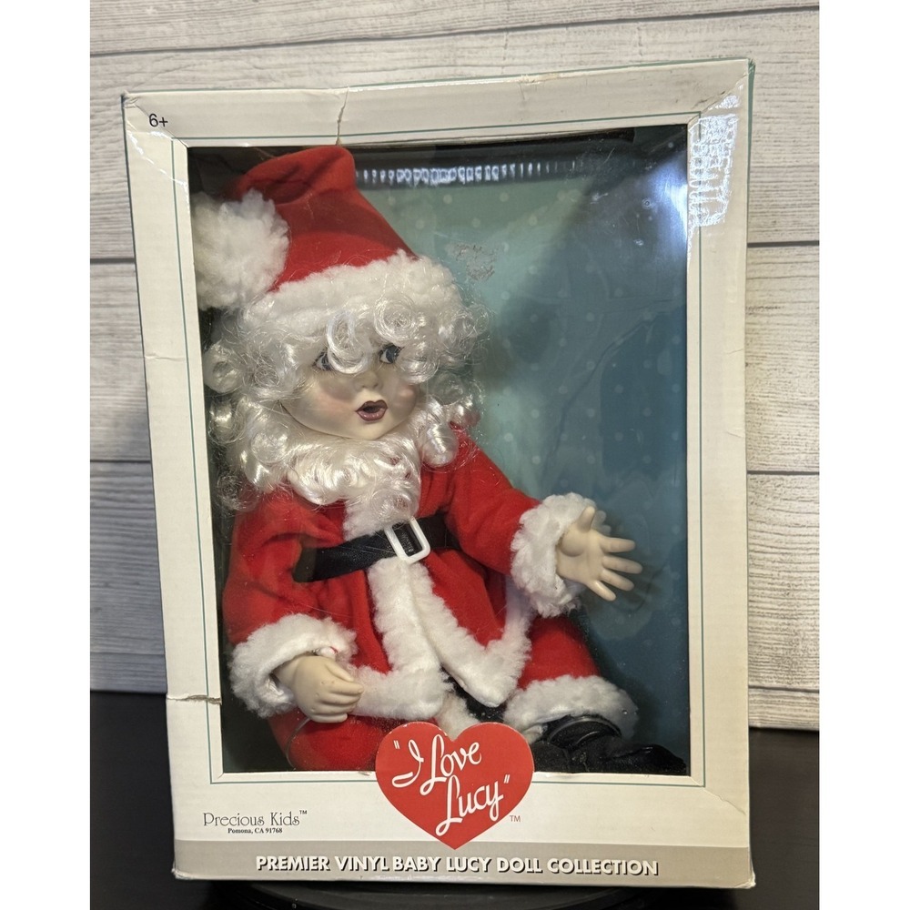 Precious Kids I Love Lucy Premier Vinyl Baby Lucy Doll Christmas Show Santa 2008